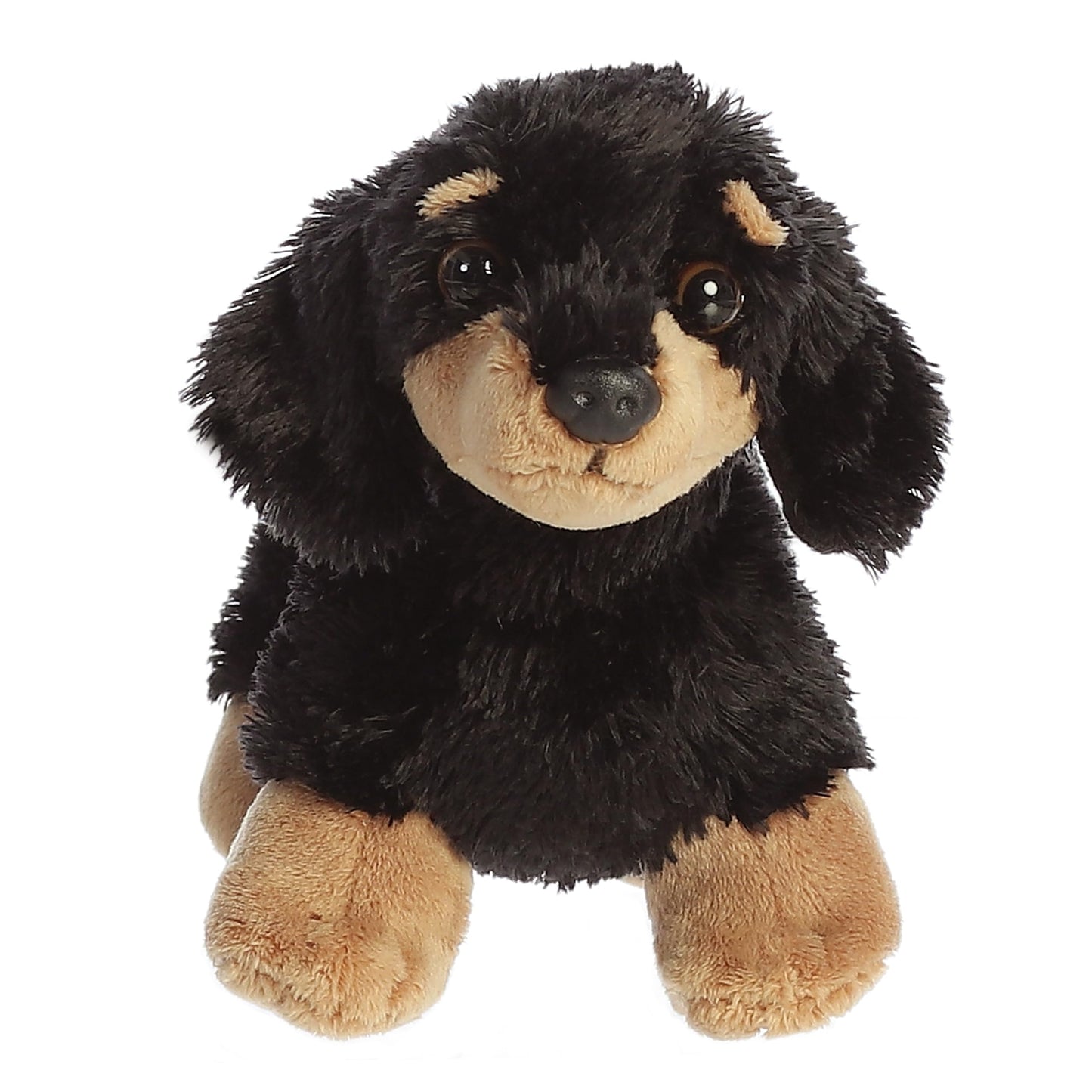 Aurora Adorable Flopsie Sausage Too 12-Inch Brown Dachshund Plush – Cuddly Stuffed Animal for All Ages