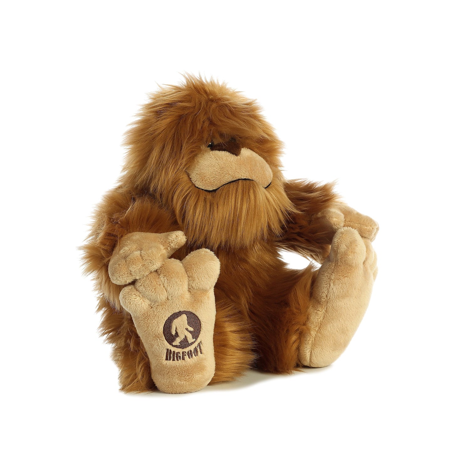 Aurora Mysterious Fantasy Big Foot Stuffed Animal – 10-Inch Brown Plush