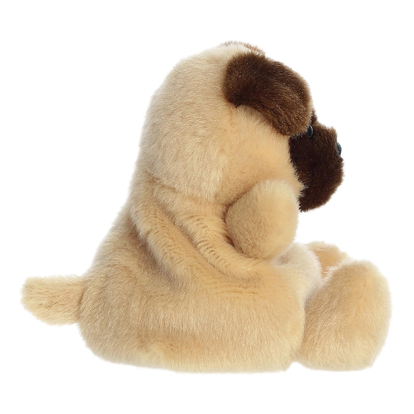 Aurora Frankie Pug Palm Pals Plush — 4.5-Inch Brown Stuffed Animal