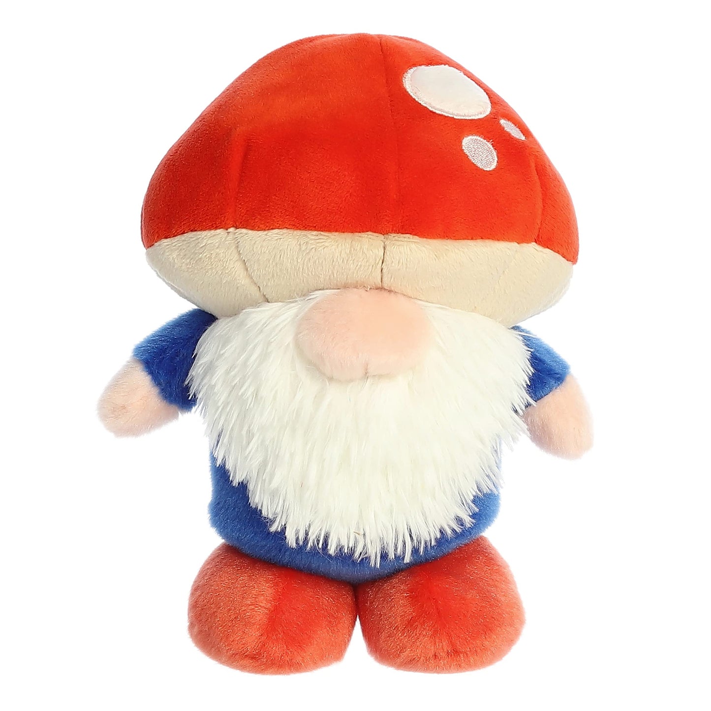 Aurora Gnomlinis Mushroom Gnome Plush — 8 Inch Red Decorative Toy