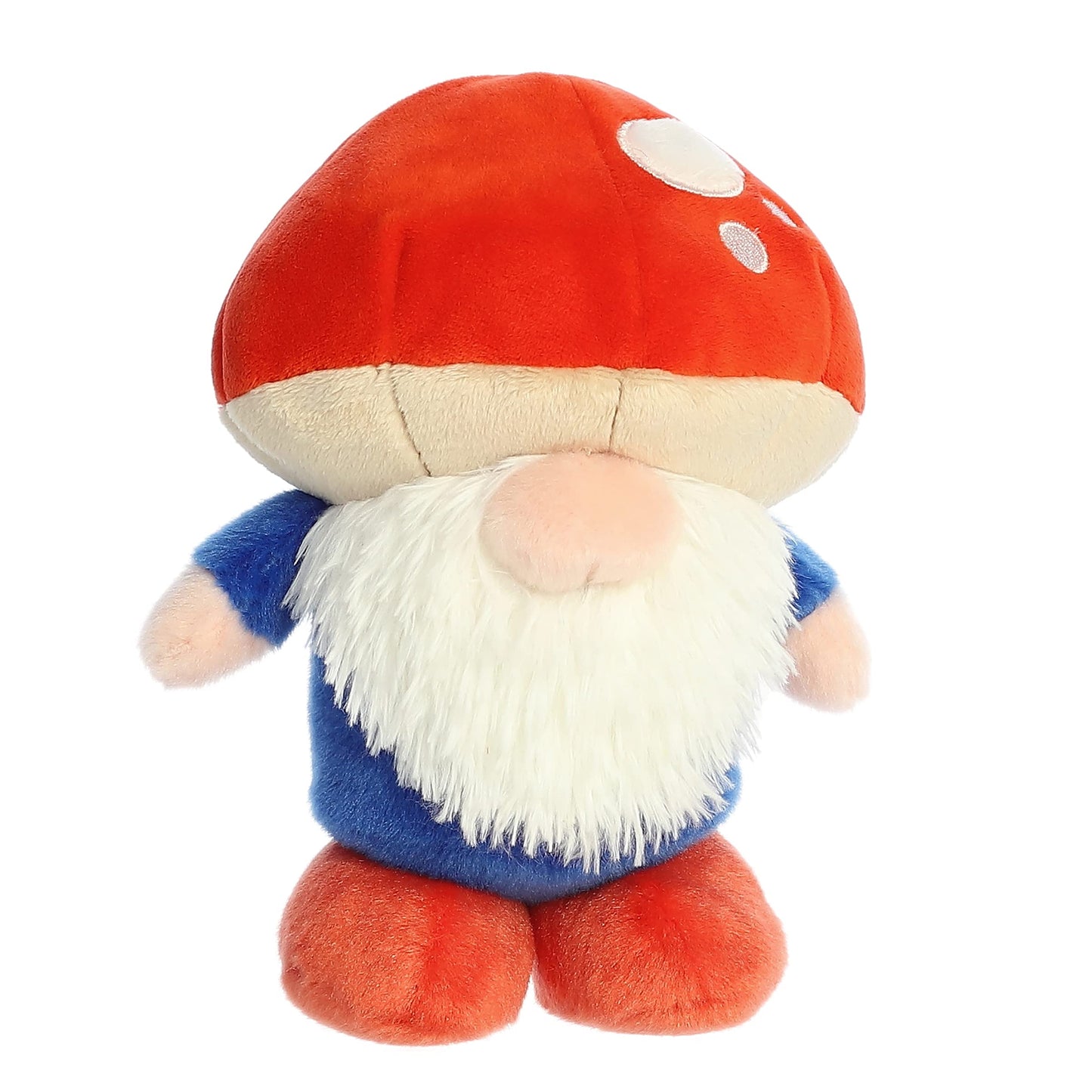 Aurora Gnomlinis Mushroom Gnome Plush — 8 Inch Red Decorative Toy