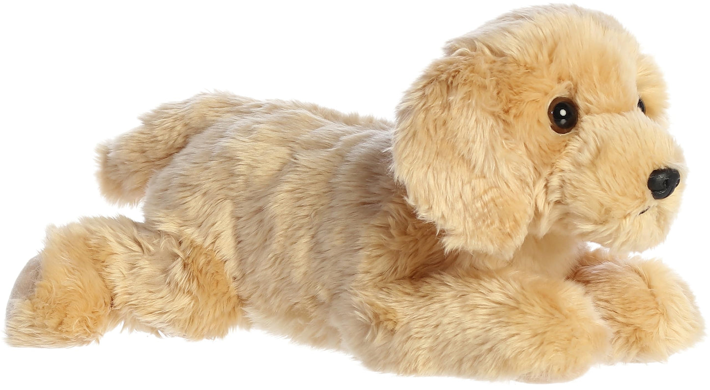 Aurora Goldie Flopsie 12in Plush — Adorable Brown Stuffed Animal