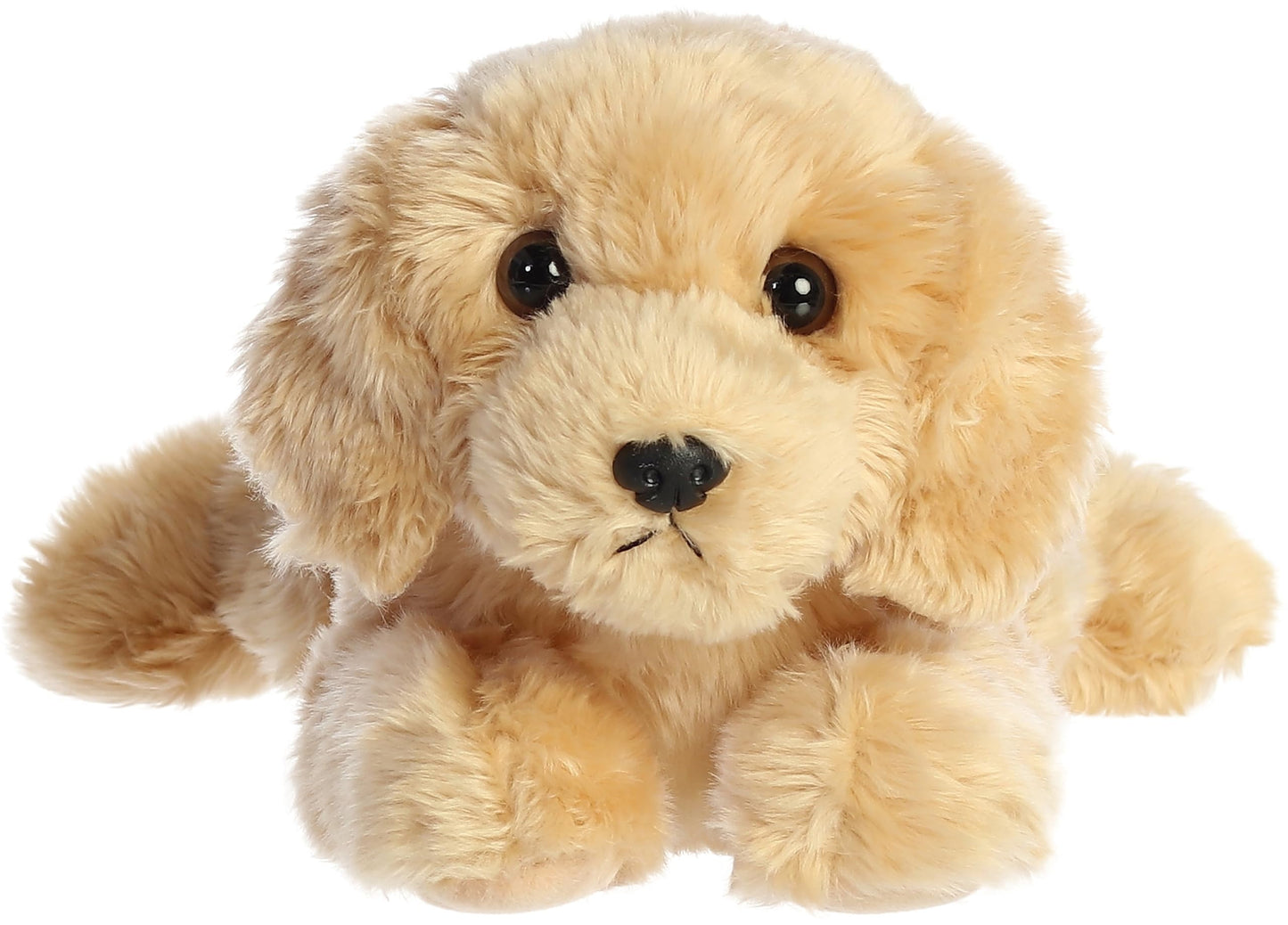 Aurora Goldie Flopsie 12in Plush — Adorable Brown Stuffed Animal