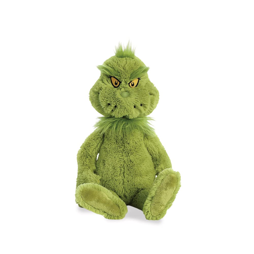 Aurora Whimsical Dr. Seuss Grinch Stuffed Animal – 16-Inch Officially Licensed Plush