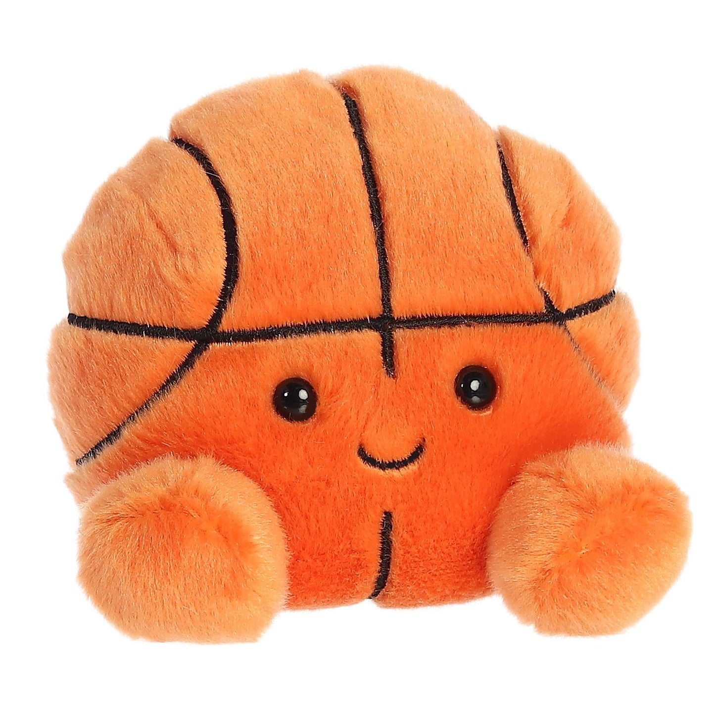 Aurora Adorable Palm Pals Hoops Basketball Plush – 4-Inch Orange Stuffed Animal