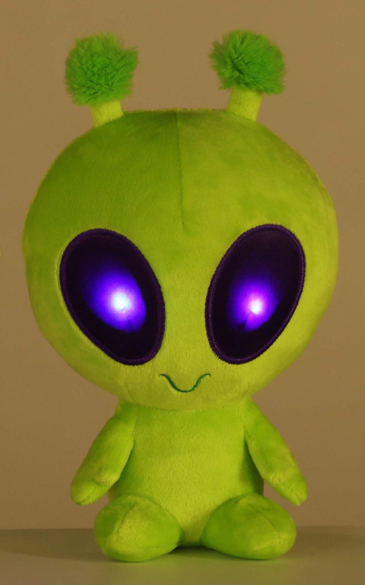 Aurora Interstellar Galactic Cuties — Twitch Light Up Alien Plush (Green, 8in) | Cosmic Companions