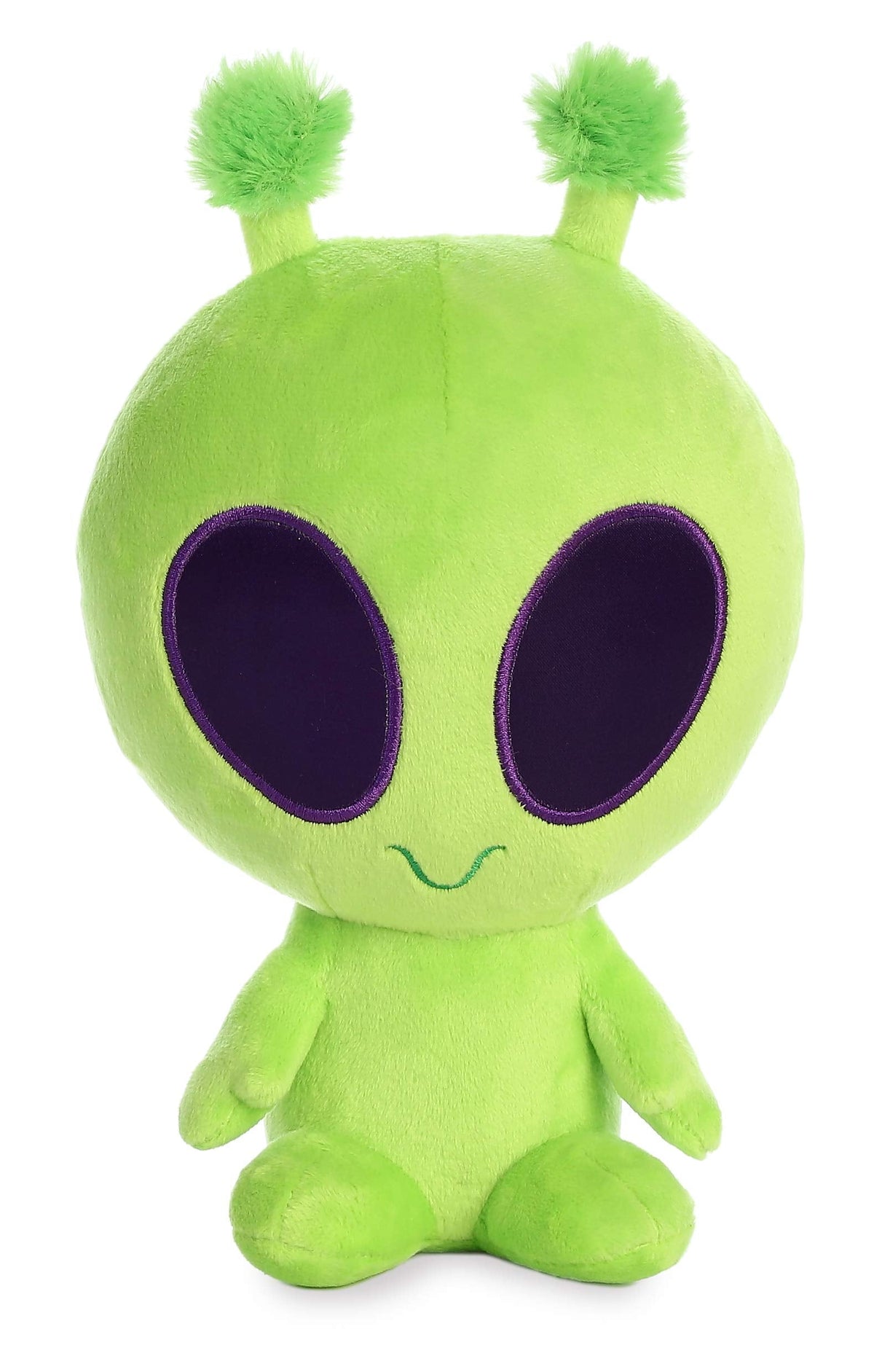 Aurora Interstellar Galactic Cuties — Twitch Light Up Alien Plush (Green, 8in) | Cosmic Companions