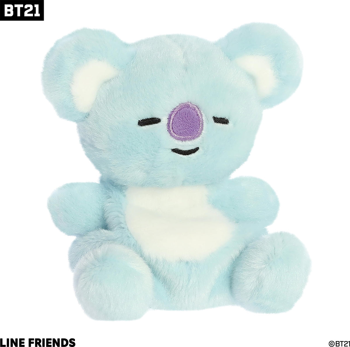 Aurora KOYA BT21 Palm Pals Plush - 5-Inch Blue KOYA Stuffed Animal