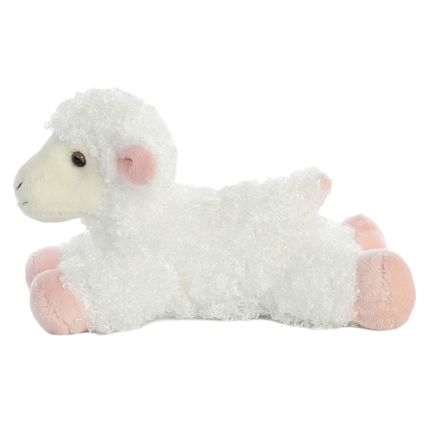Aurora Lana Mini Flopsie Lamb Plush – 8 Inch Cuddle Companion