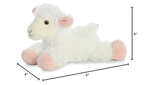 Aurora Lana Mini Flopsie Lamb Plush – 8 Inch Cuddle Companion