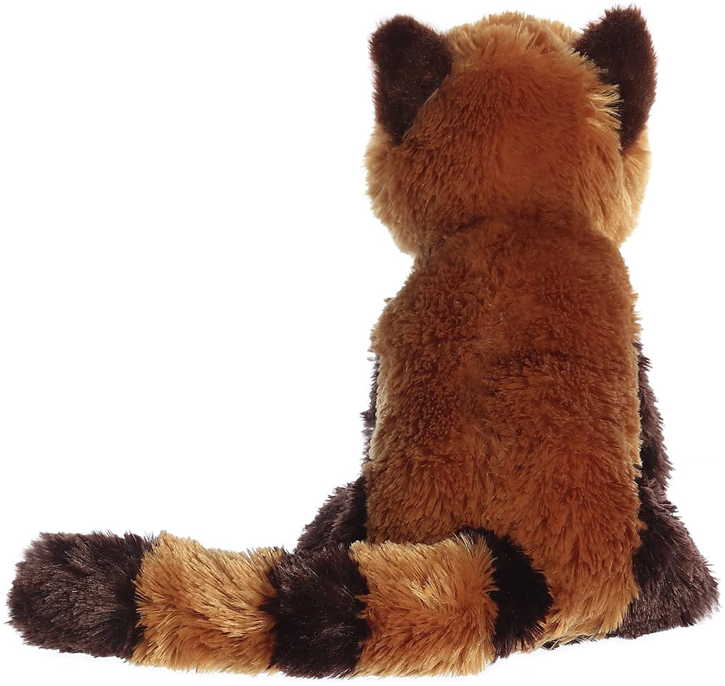 Aurora Adorable Flopsie Lesser Panda Plush - 12-Inch Brown Stuffed Animal | Soft & Cuddly Gift