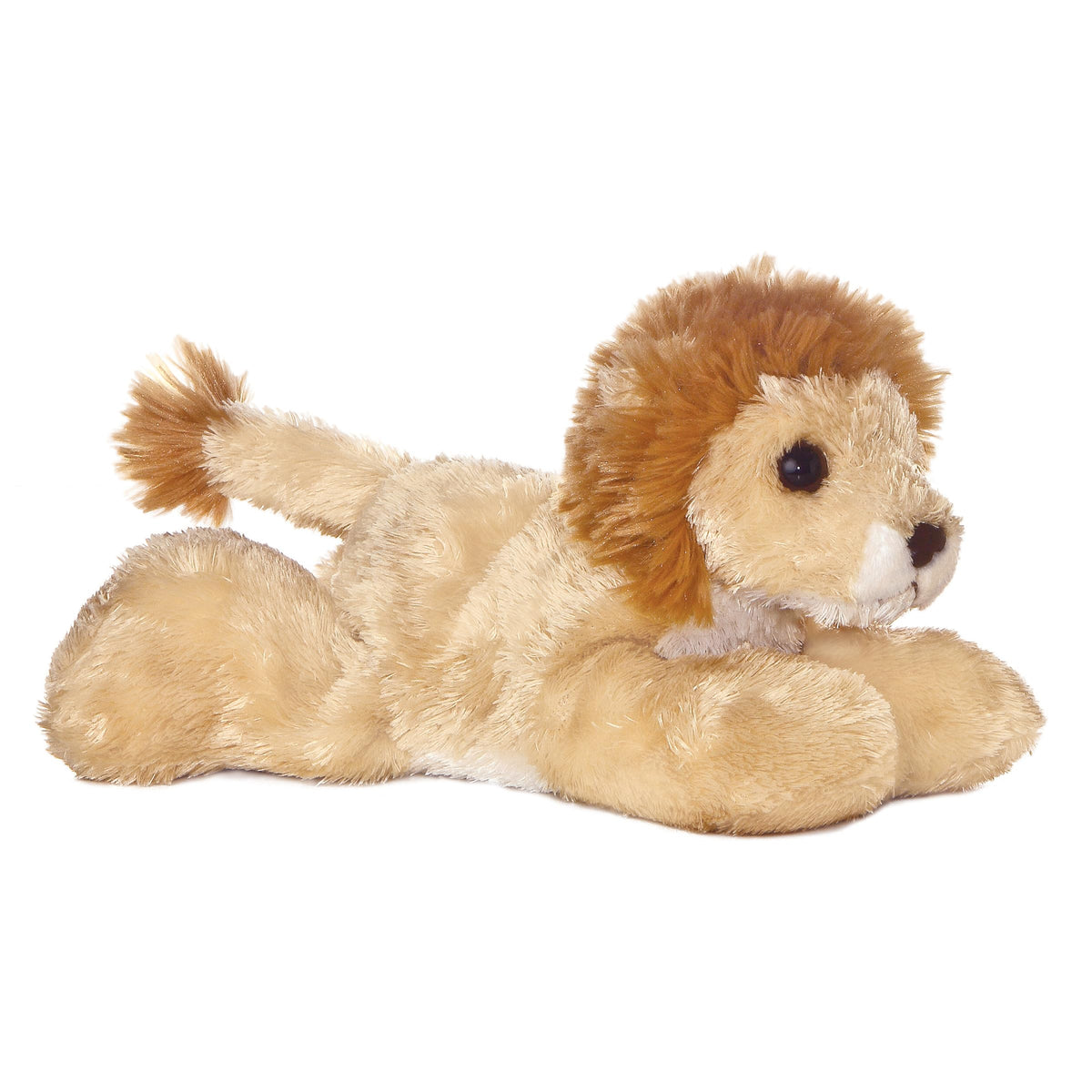 Aurora Lionel Mini Flopsie Lion Plush – 8-Inch Brown Lion Toy for All Ages