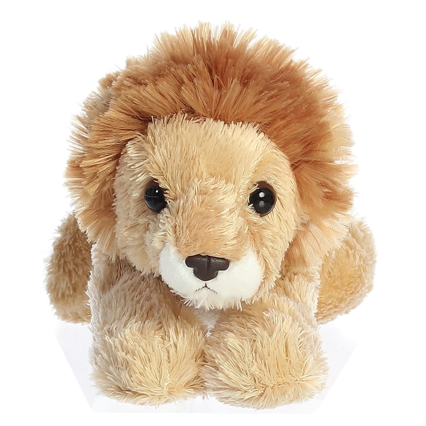 Aurora Lionel Mini Flopsie Lion Plush – 8-Inch Brown Lion Toy for All Ages
