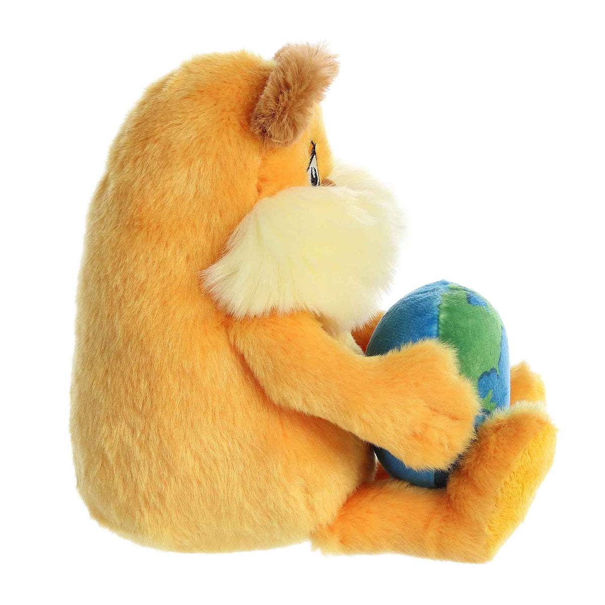 Aurora Lorax Planet Earth Plush — Dr. Seuss-Inspired Orange Earth Day Stuffed Animal (5x7x7 in)