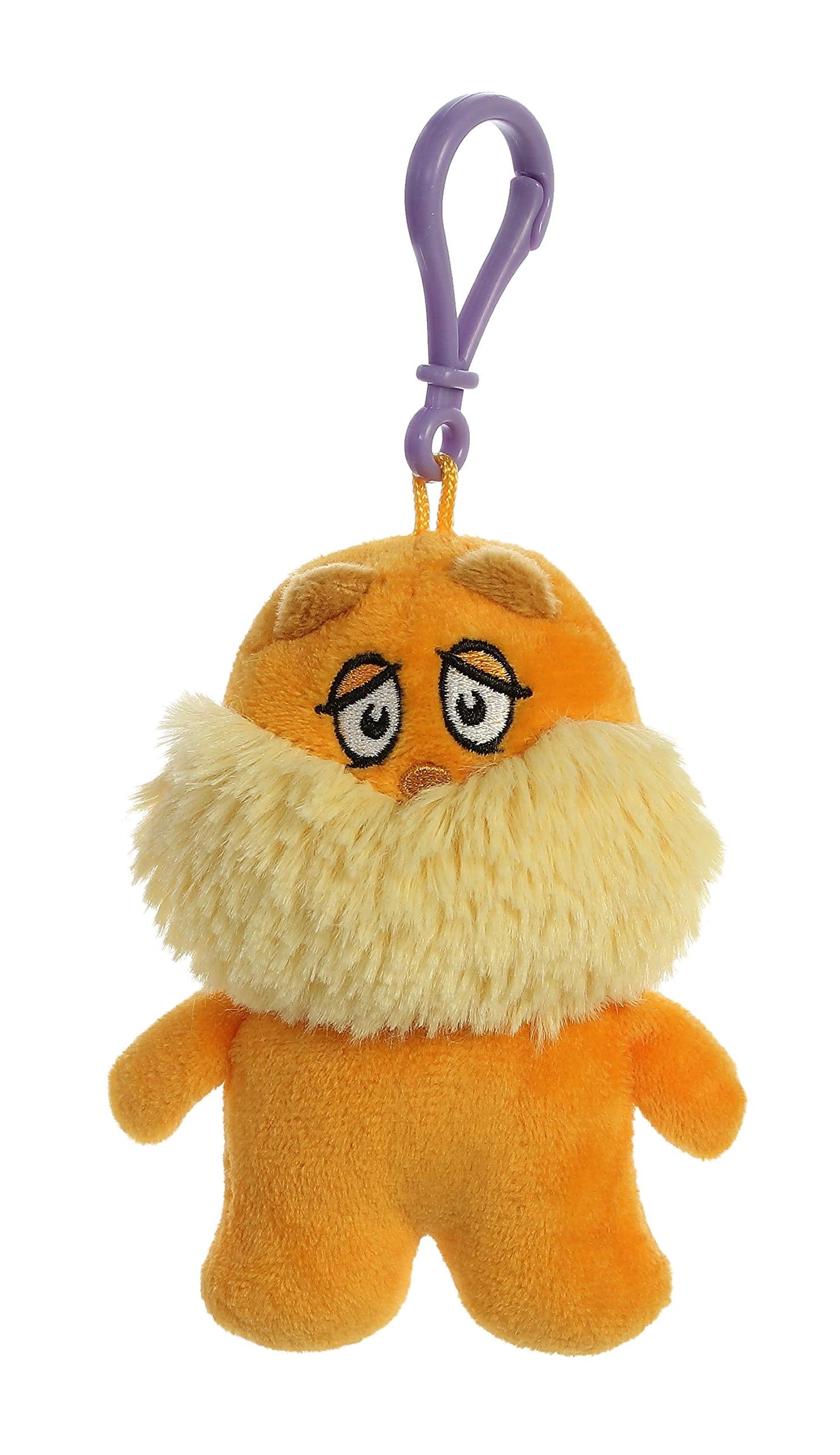 Aurora Whimsical Dr. Seuss The Lorax Stuffed Animal – 4-Inch Orange Plush
