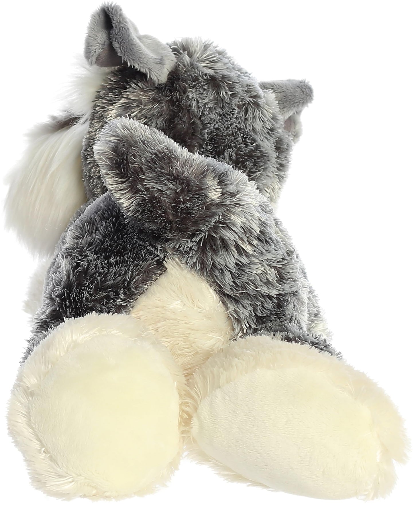 Aurora Adorable Flopsie Ludwig 12-Inch Schnauzer Plush – Soft Gray Stuffed Animal