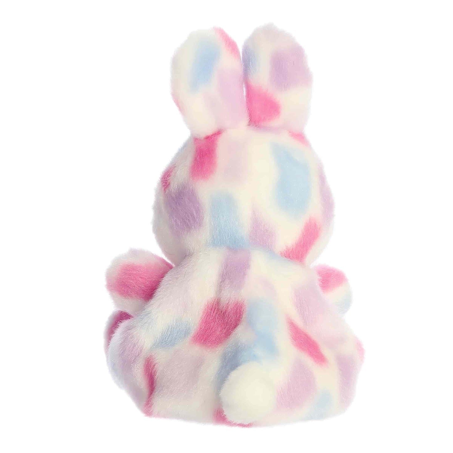 Aurora Palm Pals Marta Mosaic Bunny Plush – Purple 4x4x5.5 in Spring Collectible