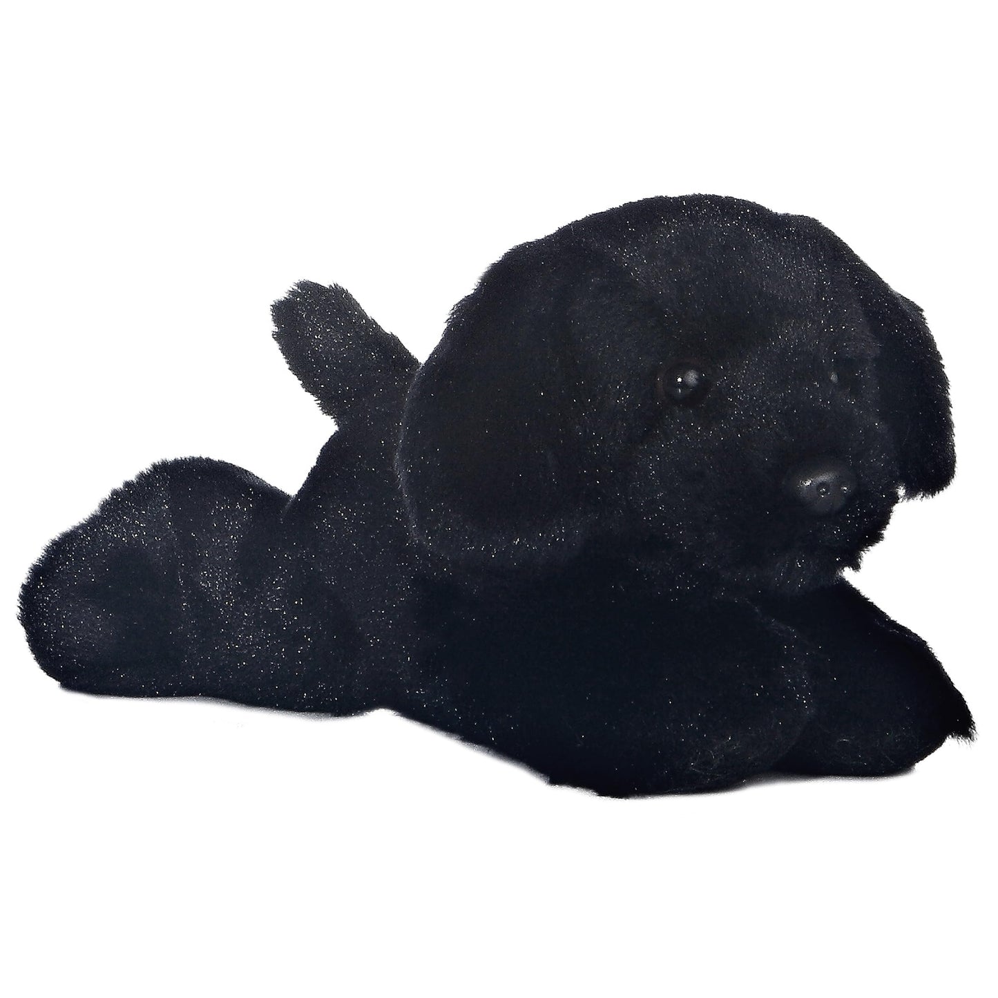 Aurora Mini Flopsie Blackie 8-Inch Black Lab Plush | Adorable Stuffed Animal