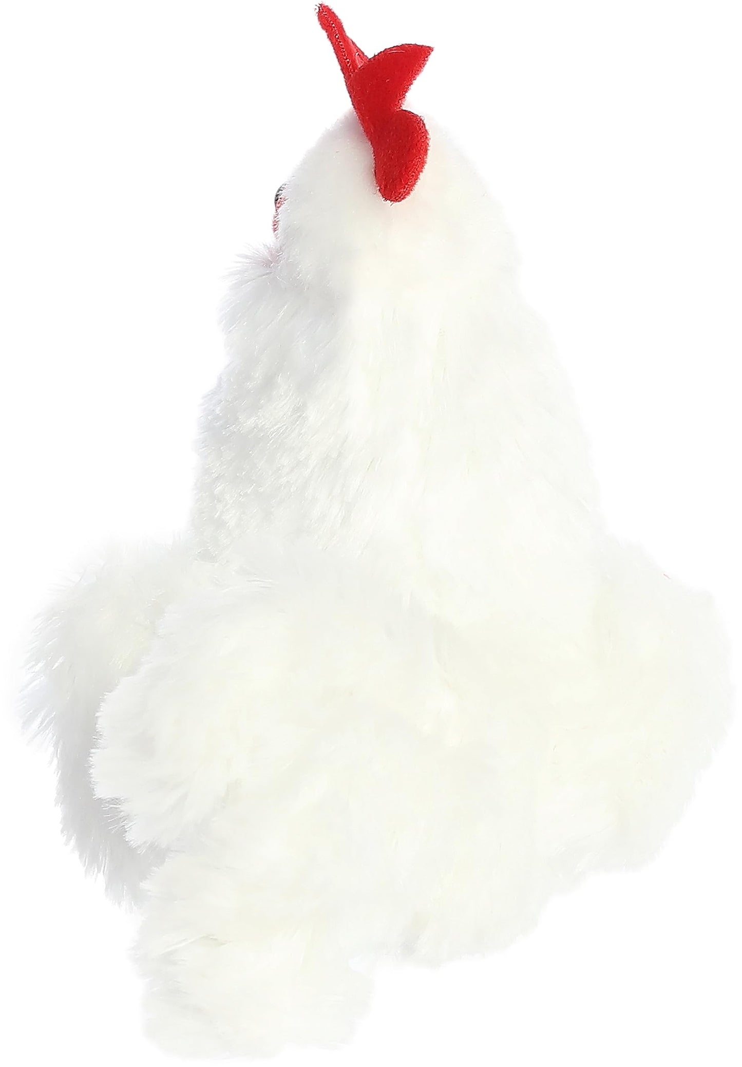 Aurora Adorable Mini Flopsie Chicken Plush – 5.5-Inch White Stuffed Animal