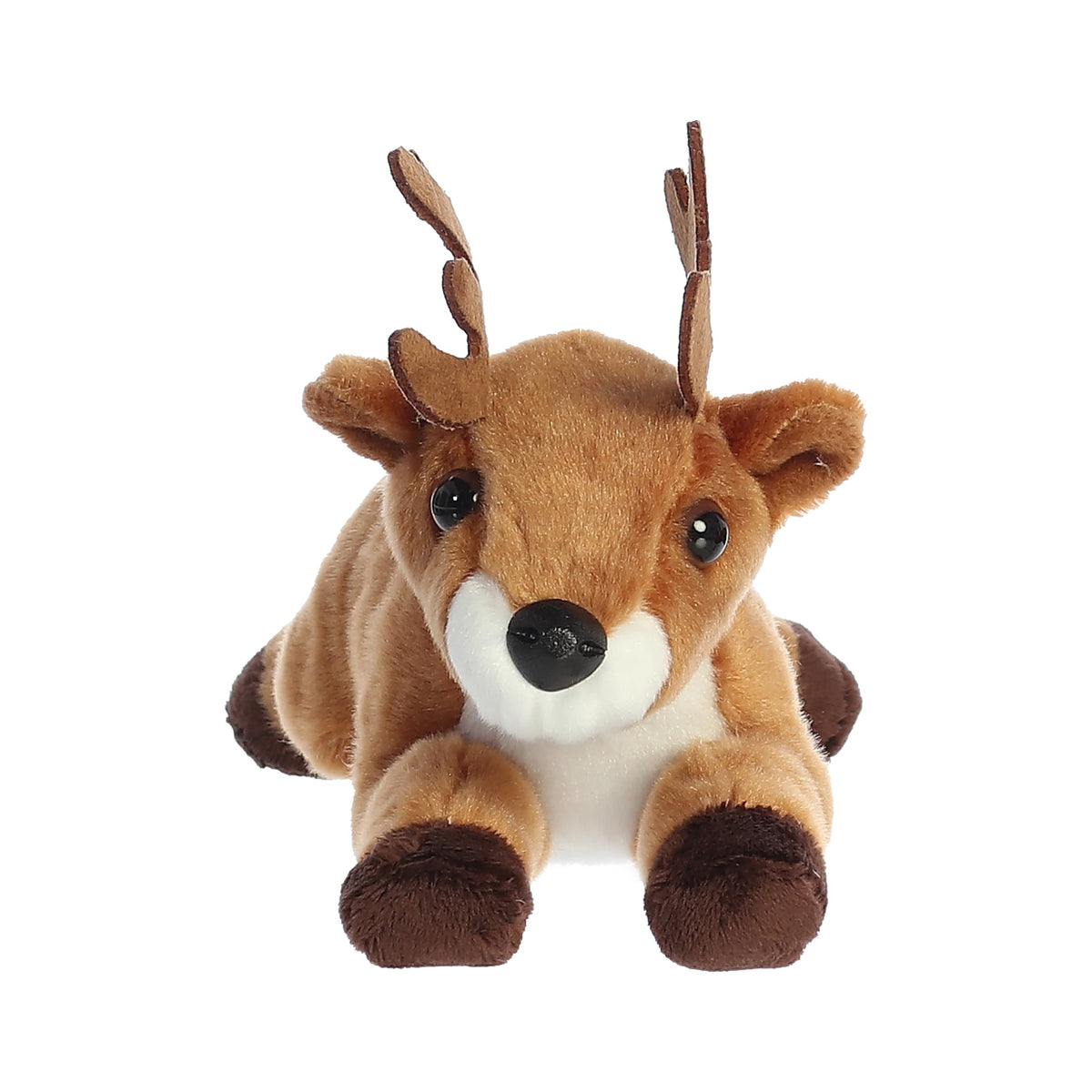 Aurora Adorable Mini Flopsie Deer Plush – 8-Inch Brown Deer Toy for Cuddles & Play