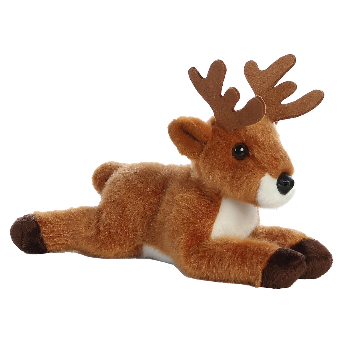 Aurora Adorable Mini Flopsie Deer Plush – 8-Inch Brown Deer Toy for Cuddles & Play