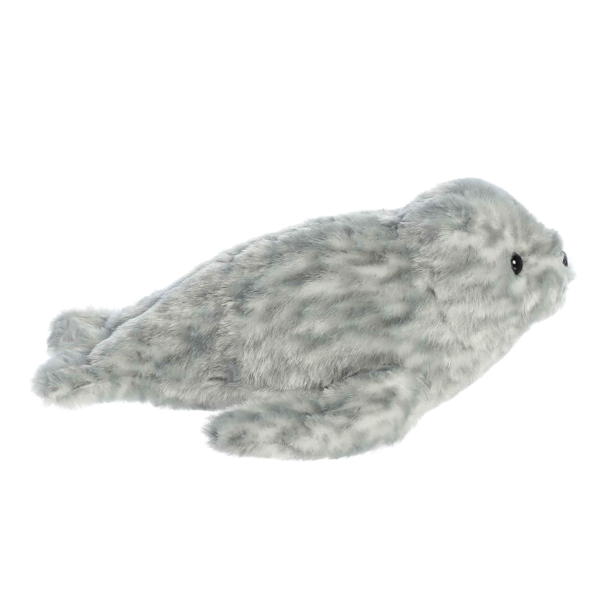 Aurora Adorable Mini Flopsie Harbor Seal Plush — Gray, 8-Inch