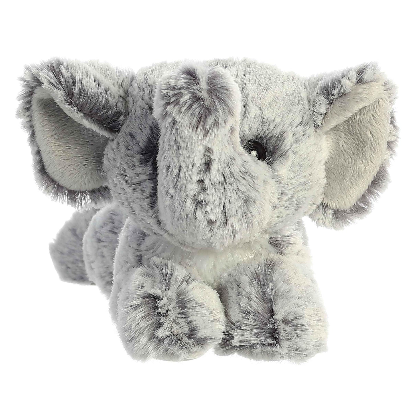 Aurora Mini Flopsie Leroy Elephant Plush – 8-Inch Gray Stuffed Animal