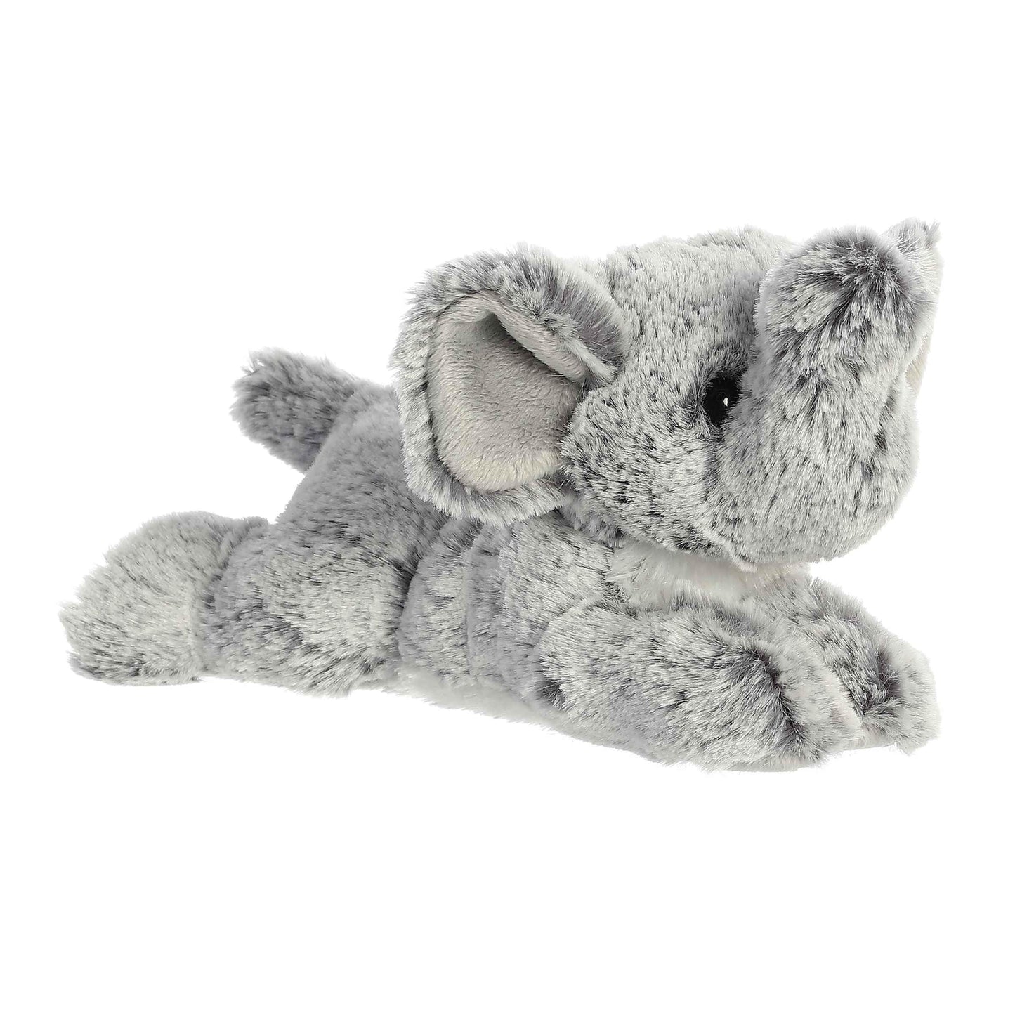 Aurora Mini Flopsie Leroy Elephant Plush – 8-Inch Gray Stuffed Animal