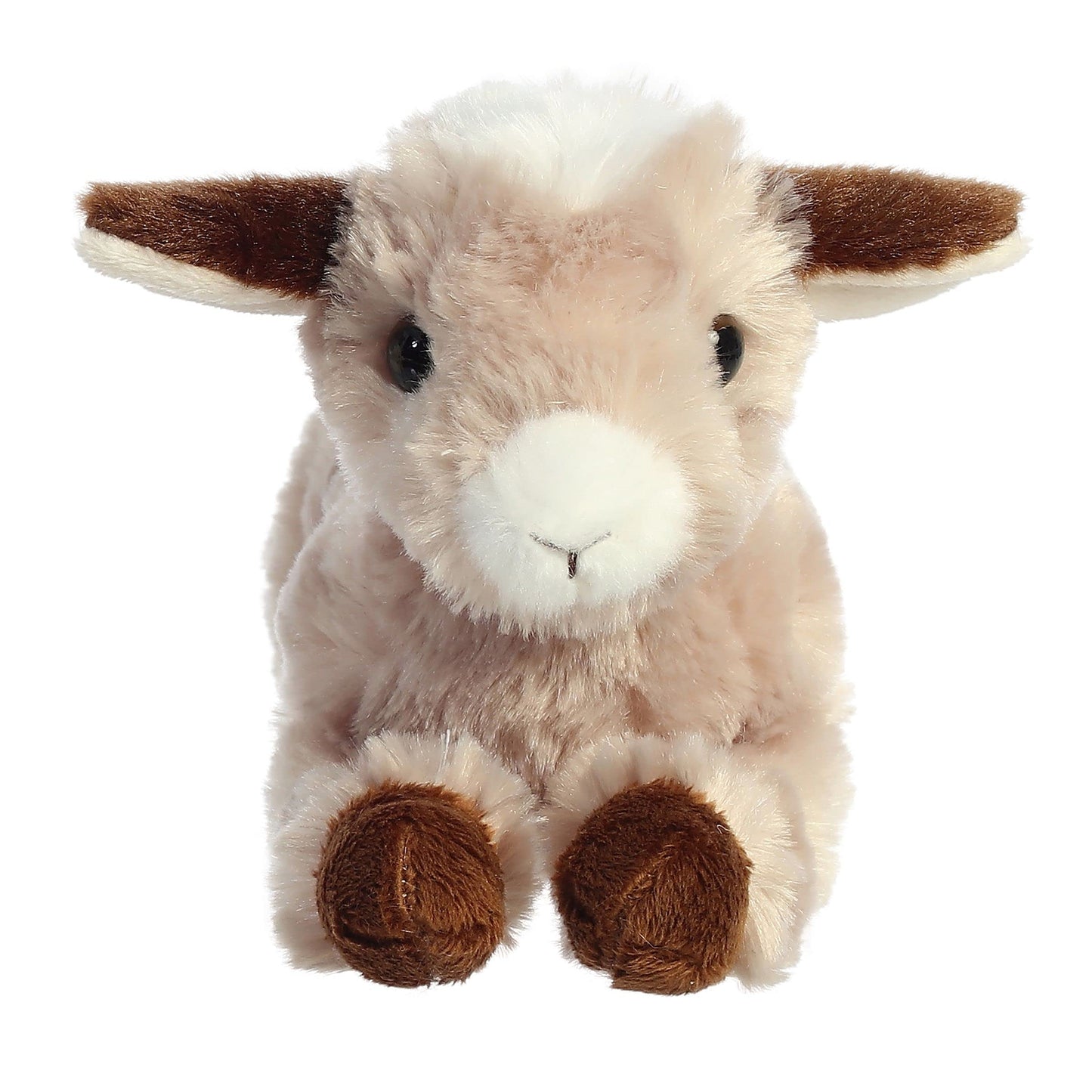 Aurora® Adorable Mini Flopsie Paisley Goat Plush – 8-Inch Cuddle Buddy