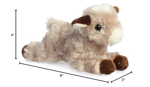 Aurora® Adorable Mini Flopsie Paisley Goat Plush – 8-Inch Cuddle Buddy