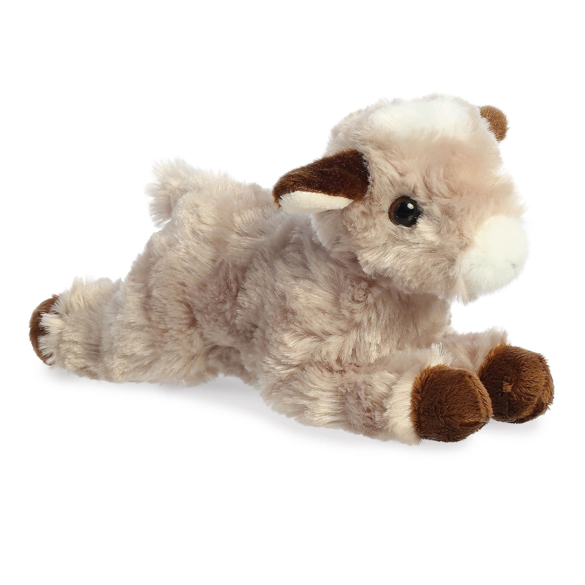 Aurora® Adorable Mini Flopsie Paisley Goat Plush – 8-Inch Cuddle Buddy