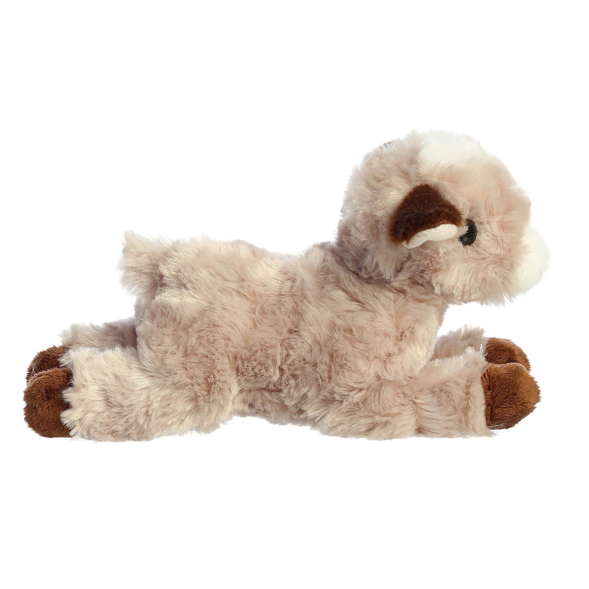 Aurora® Adorable Mini Flopsie Paisley Goat Plush – 8-Inch Cuddle Buddy
