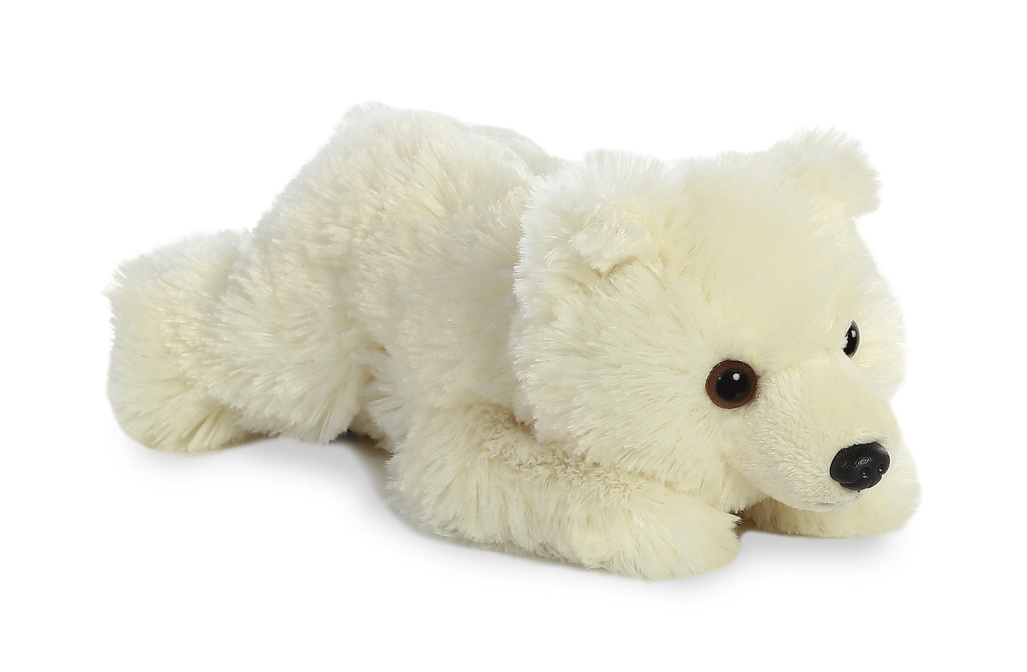 Aurora Mini Flopsie Polar Bear Plush – 9-Inch White Cuddle Toy