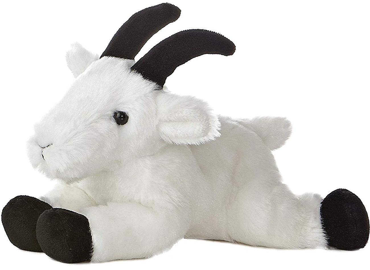 Aurora Adorable Mini Flopsie Rocky Mountain Goat – 8-Inch Plush