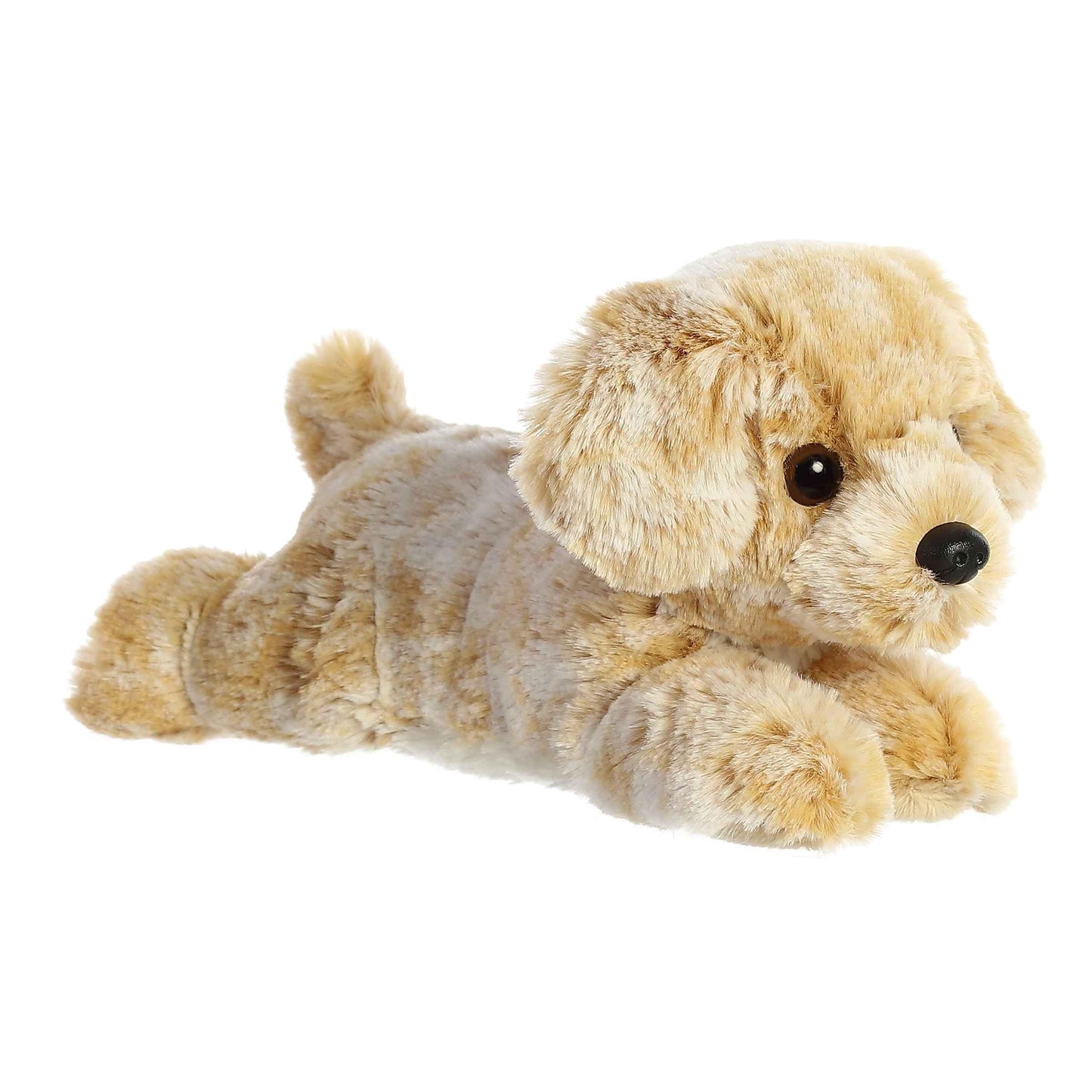 Aurora Rusty Retriever Mini Flopsie Plush – 8-Inch Brown Plush Toy for Kids and Families