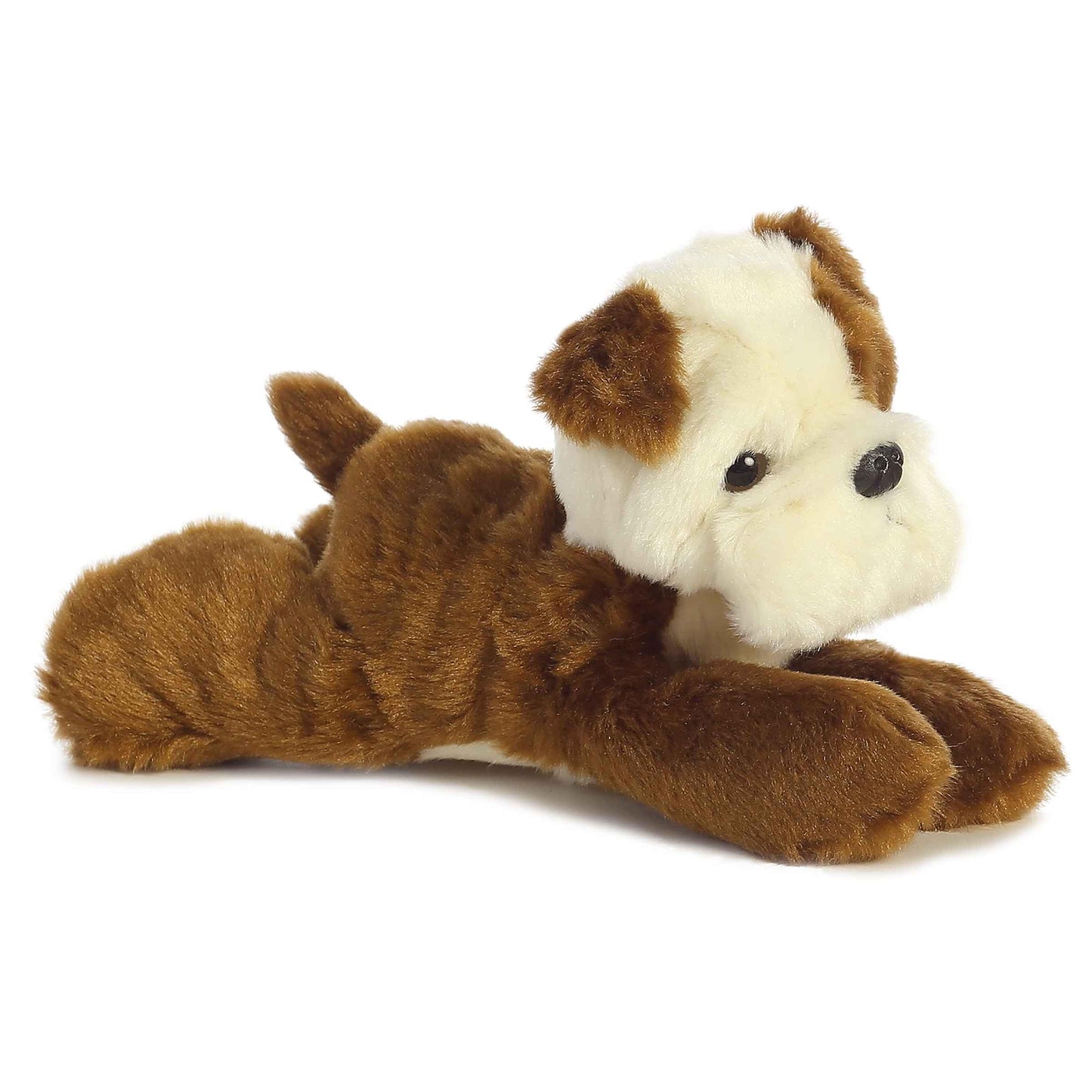 Aurora Adorable Mini Flopsie Semper Fi Bulldog Plush – 8 Inch Cuddle Toy for Kids & Families