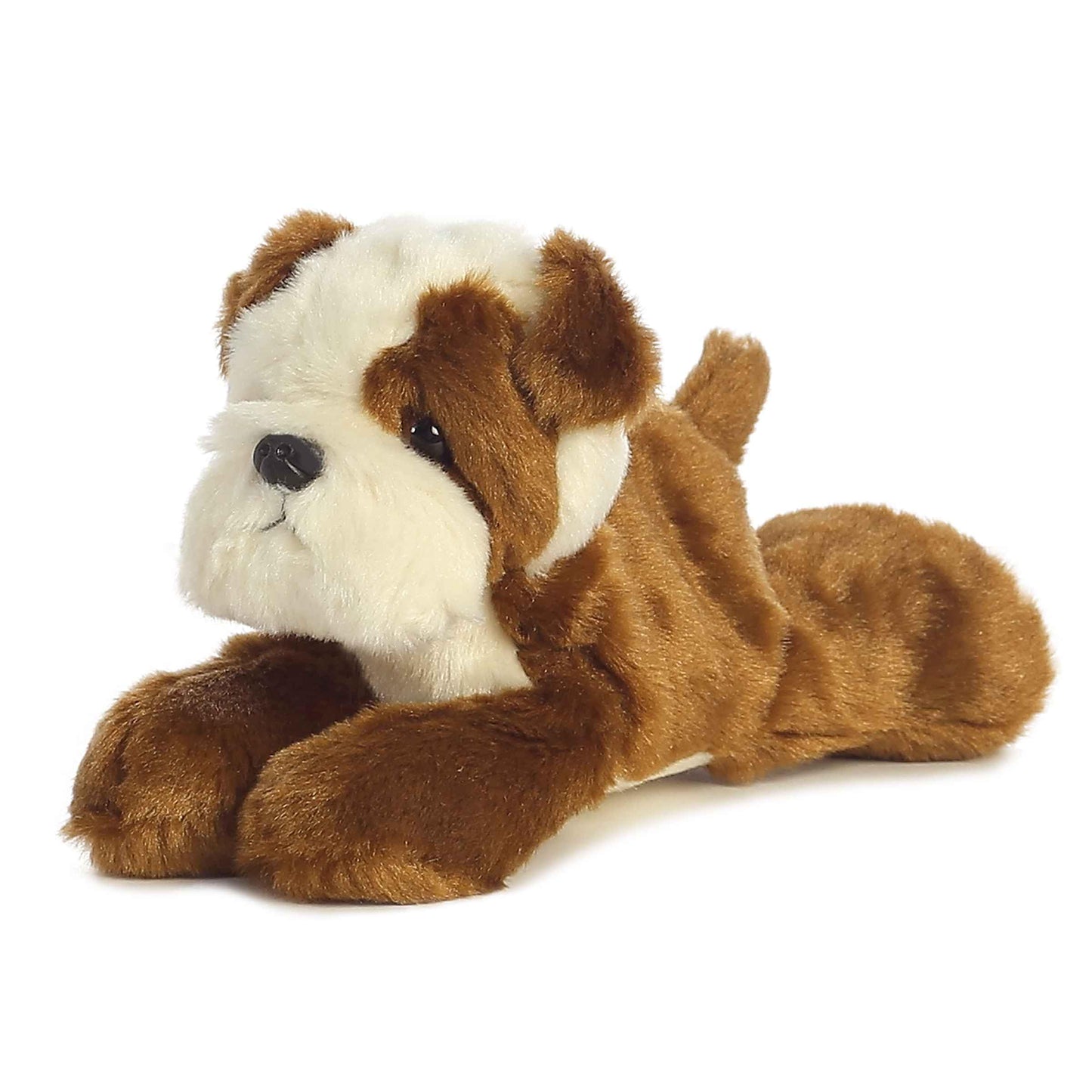 Aurora Adorable Mini Flopsie Semper Fi Bulldog Plush – 8 Inch Cuddle Toy for Kids & Families
