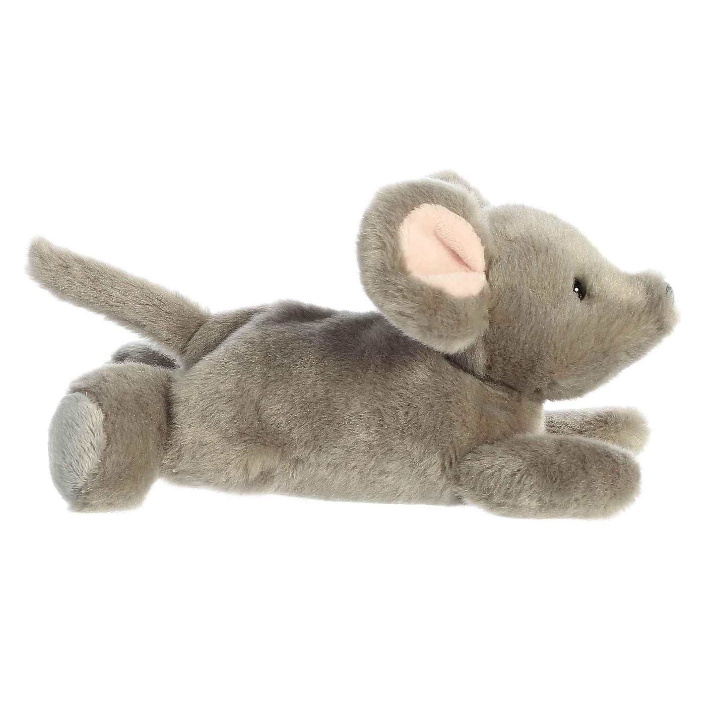 Aurora Adorable Mini Flopsie Missy Mouse Plush — 8-Inch Gray Cuddle Buddy