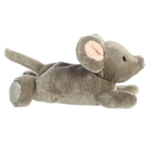 Aurora Adorable Mini Flopsie Missy Mouse Plush — 8-Inch Gray Cuddle Buddy