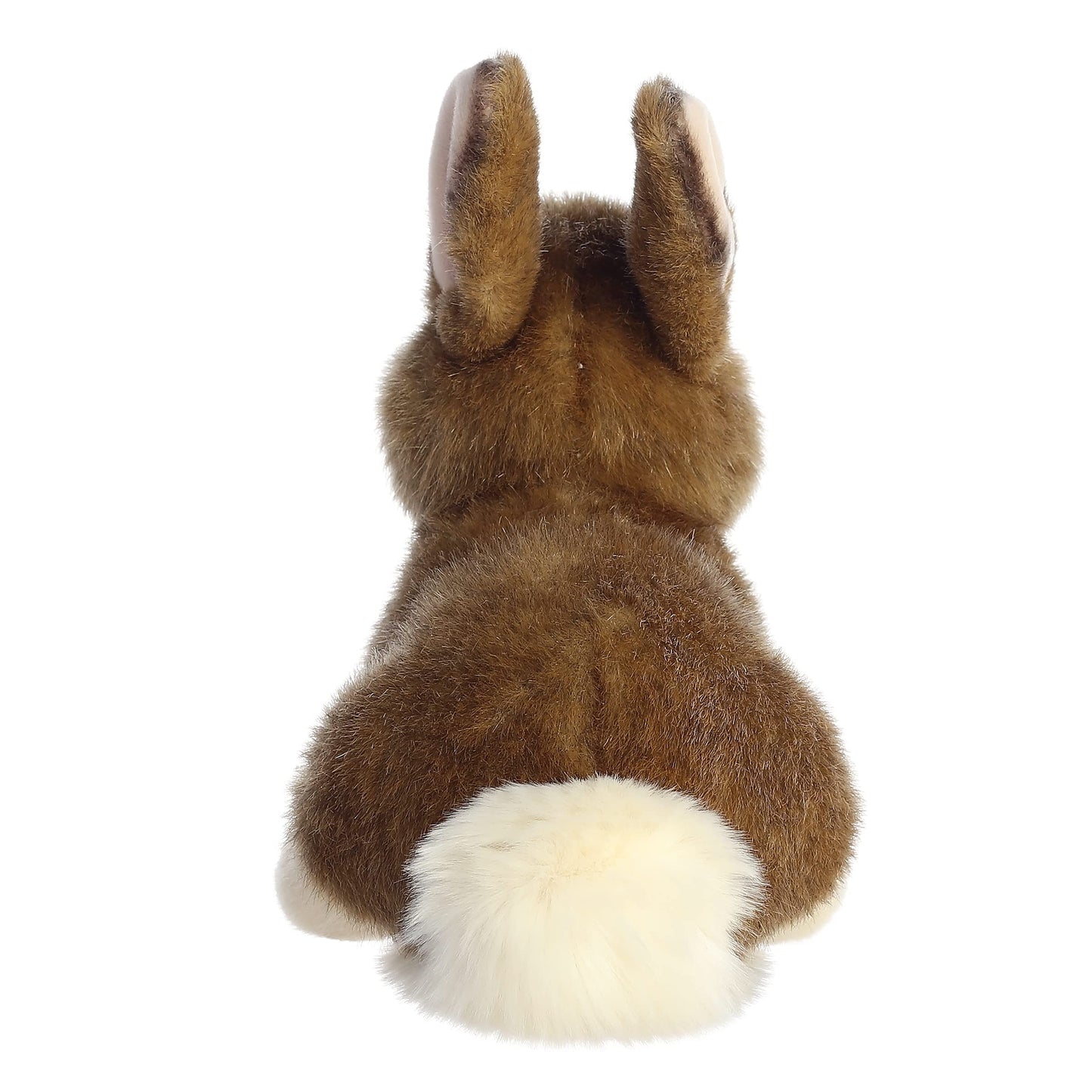 Aurora Miyoni Eastern Cottontail Rabbit Plush – Realistic Detail, Hand-Stitched, 11-Inch Brown