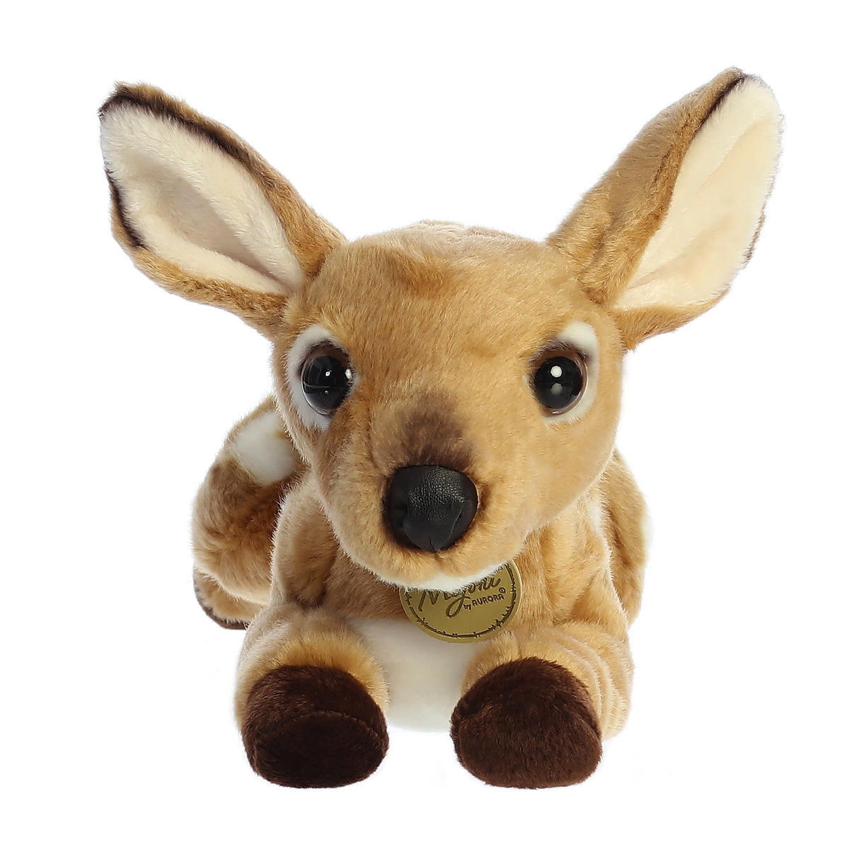 Aurora Miyoni 11-Inch Fawn Plush – Realistic, Silky Soft Toy