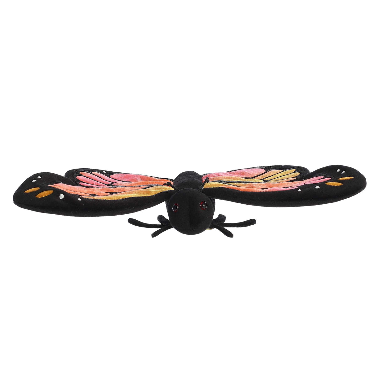 Aurora Miyoni Monarch Butterfly Plush - 13in, Hand-Stitched, Realistic Monarch Details