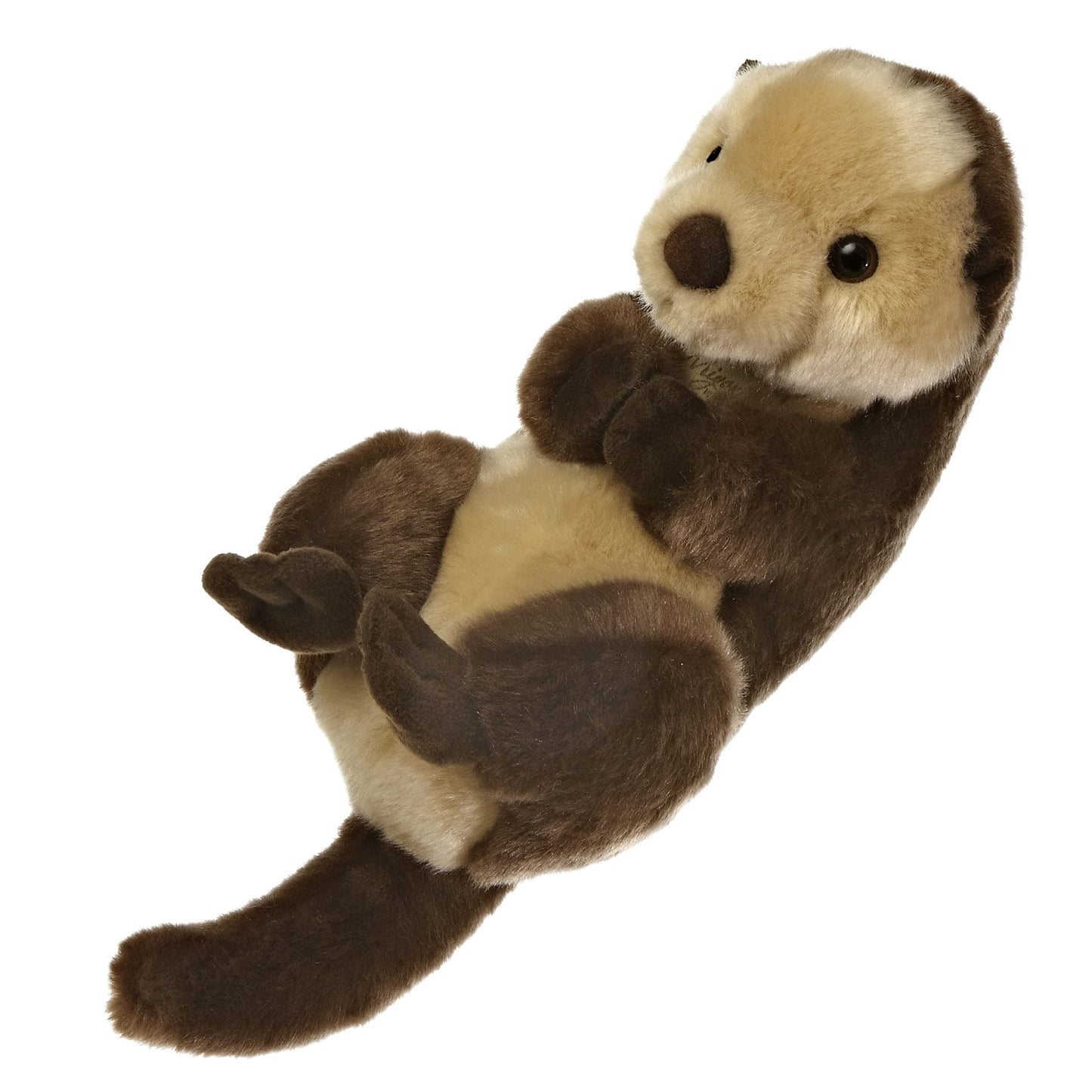 Aurora Realistic Miyoni Sea Otter Plush — 10-Inch Brown Stuffed Animal for Bedrooms & Classrooms
