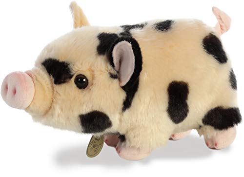 Aurora Miyoni Tots Piglet Plush – 11 Inch Cream with Black Spots