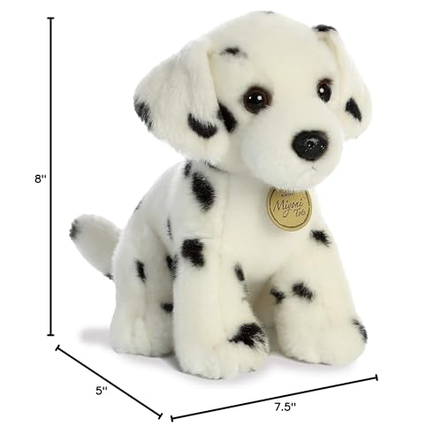 Aurora Miyoni Tots Dalmatian Pup Plush - 8 Inch Hand-Stitched Dalmatian Stuffed Animal