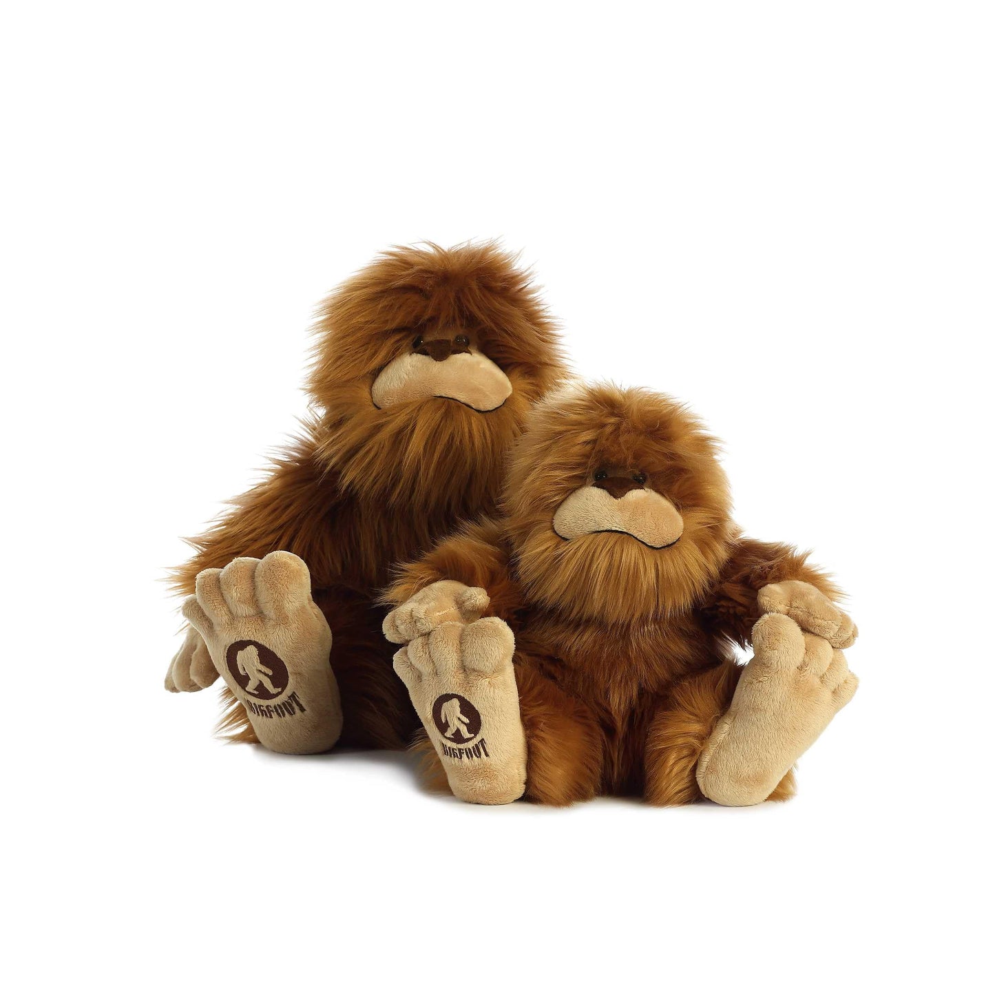 Aurora Mysterious Fantasy Big Foot Stuffed Animal – 16.5-Inch Brown Plush