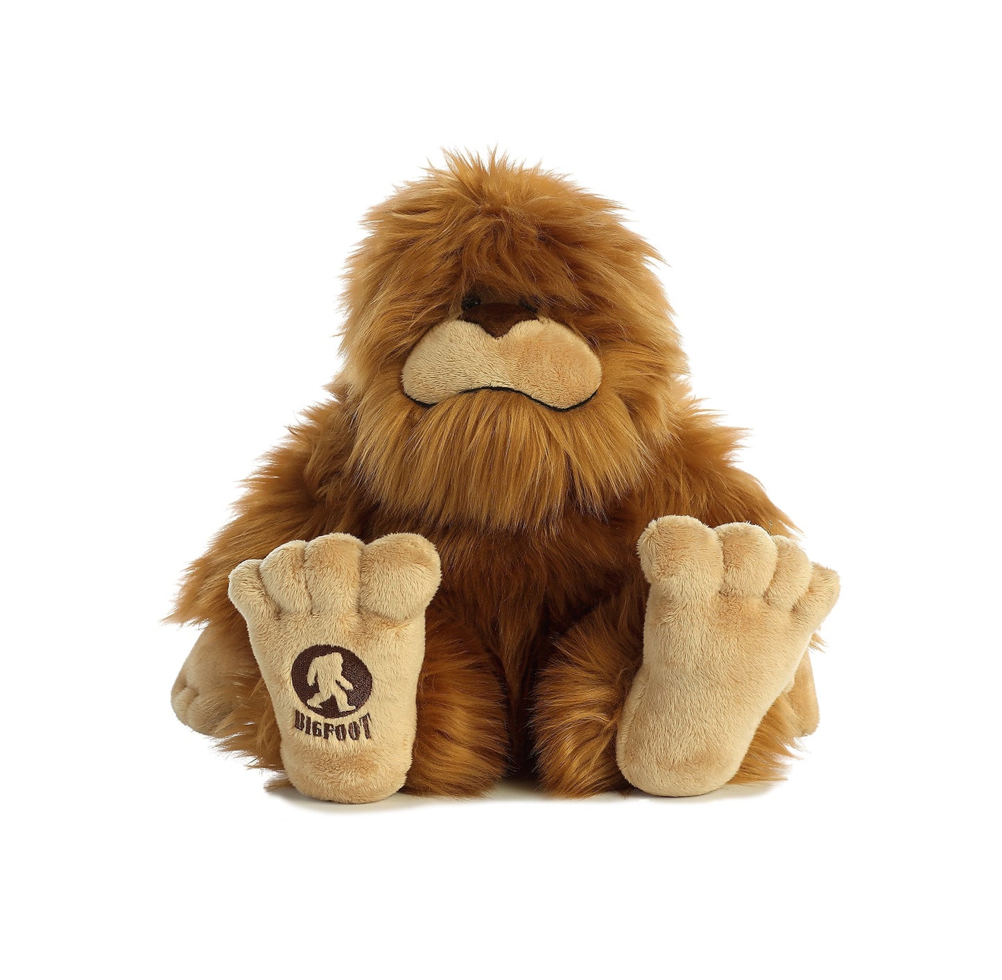Aurora Mysterious Fantasy Big Foot Stuffed Animal – 10-Inch Brown Plush