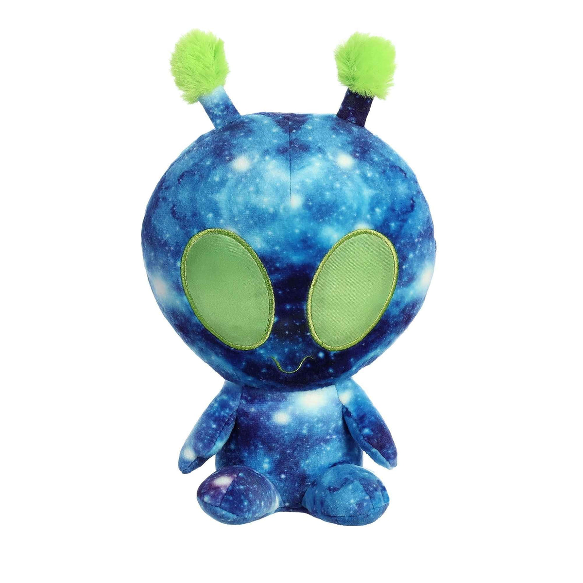 Aurora Nebula Light-Up Alien Plush – Interstellar Cuties, Blue 8-Inch