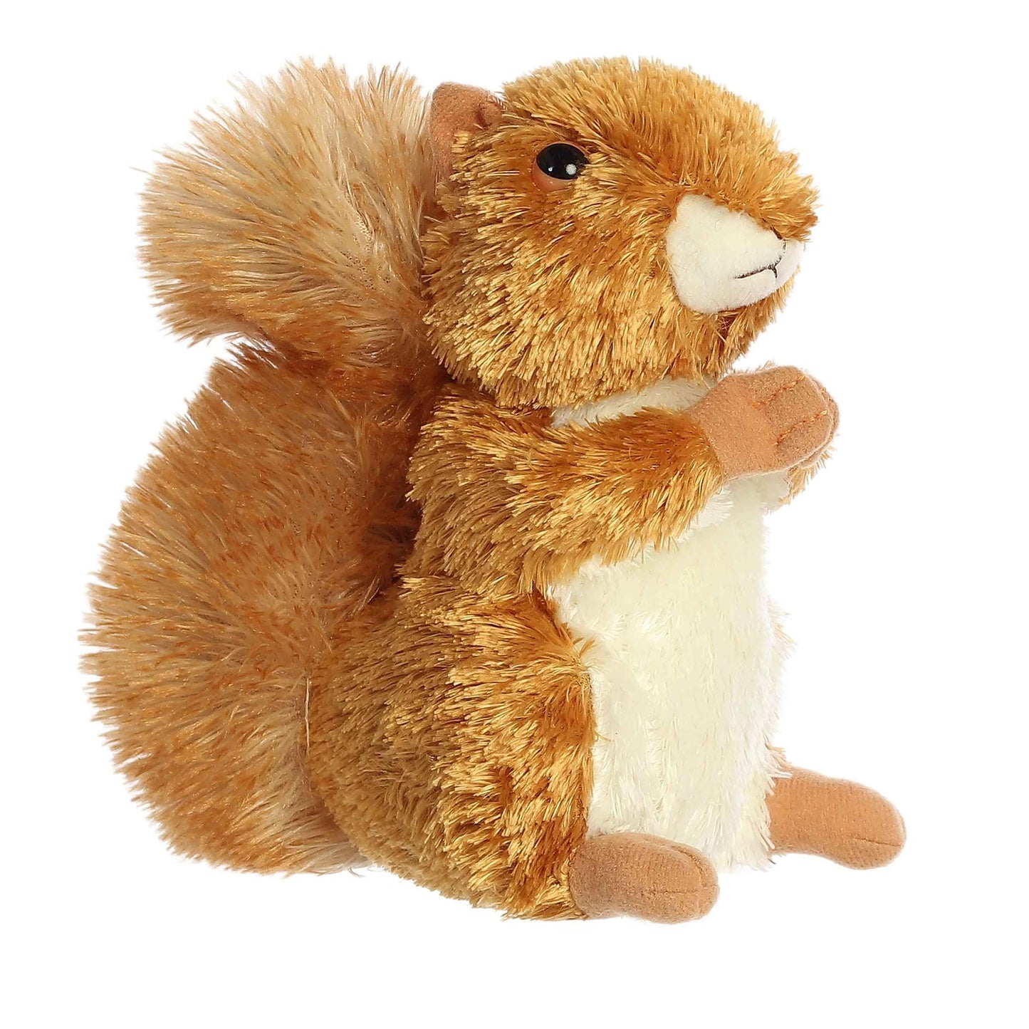 Aurora Nutsie Mini Flopsie Squirrel Plush — 6-Inch Red Plush Toy for All Ages | Aurora World