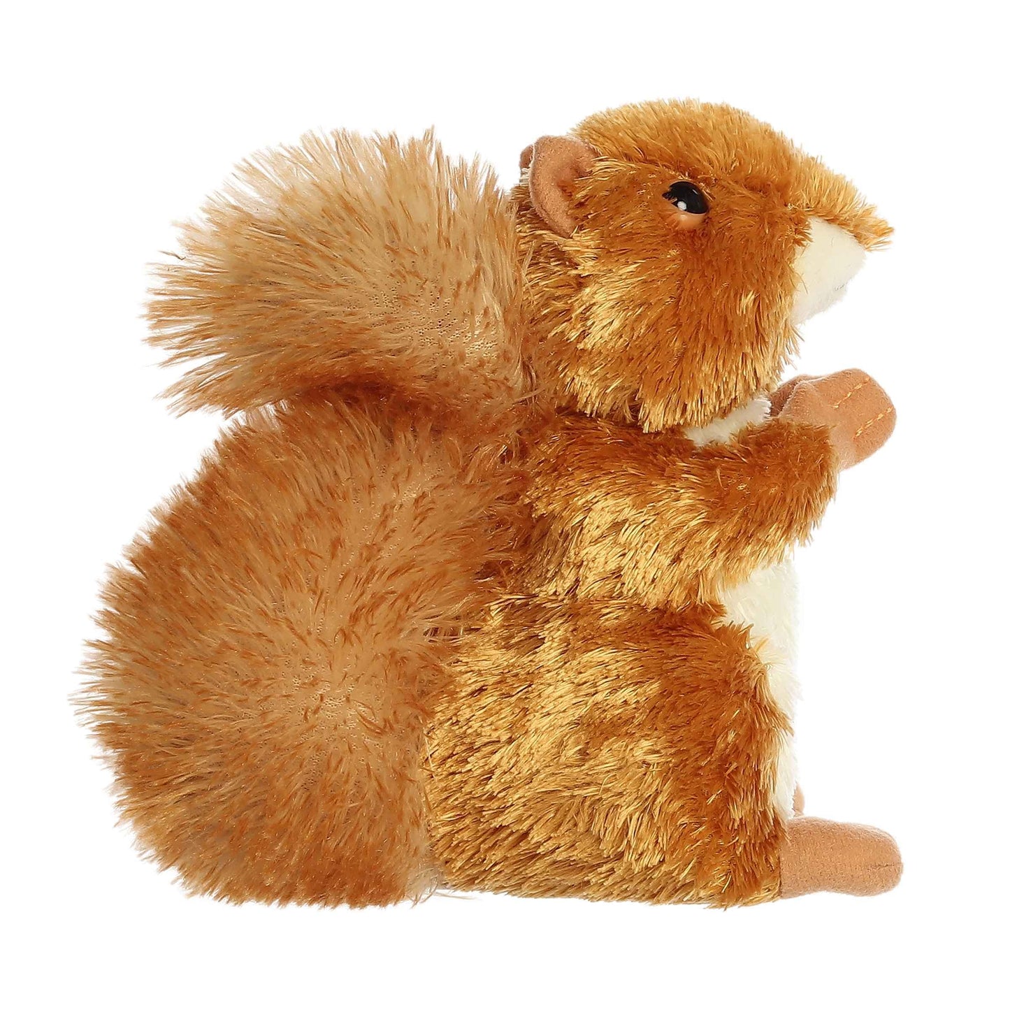 Aurora Nutsie Mini Flopsie Squirrel Plush — 6-Inch Red Plush Toy for All Ages | Aurora World